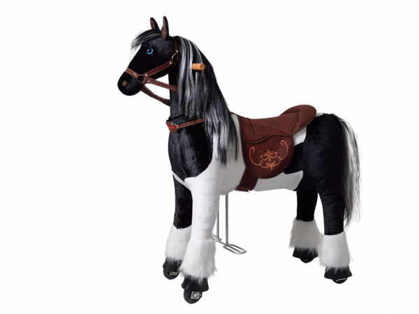 Mechanisches Reitpferd Pony auf Rollen Domino S für Kinder zwischen 3-6 Jahre Neu