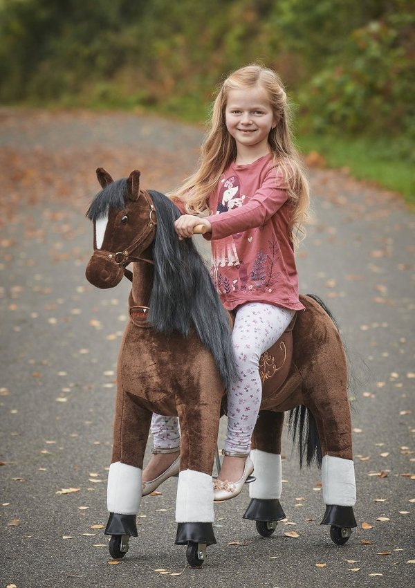 Mechanisches Reitpferd  Pony  auf Rollen Happy M  für Kinder zwischen 5-12 Jahre Neu