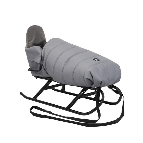Kinderschlitten Schlitten aus Stahlrohr mit starken Kunststoffsitz (flo)