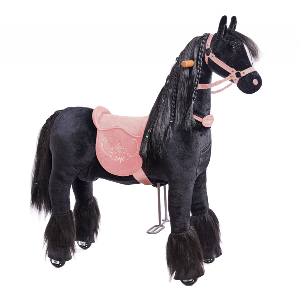 Mechanisches Reitpferd Pony auf Rollen Ebony S (RS) für Kinder zwischen 3-6 Jahre Neu