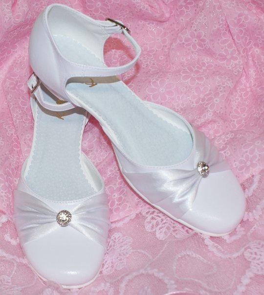 Kommunionschuhe Balerina Mädchenschuhe Schuhe Kommunion Hochzeit Neu